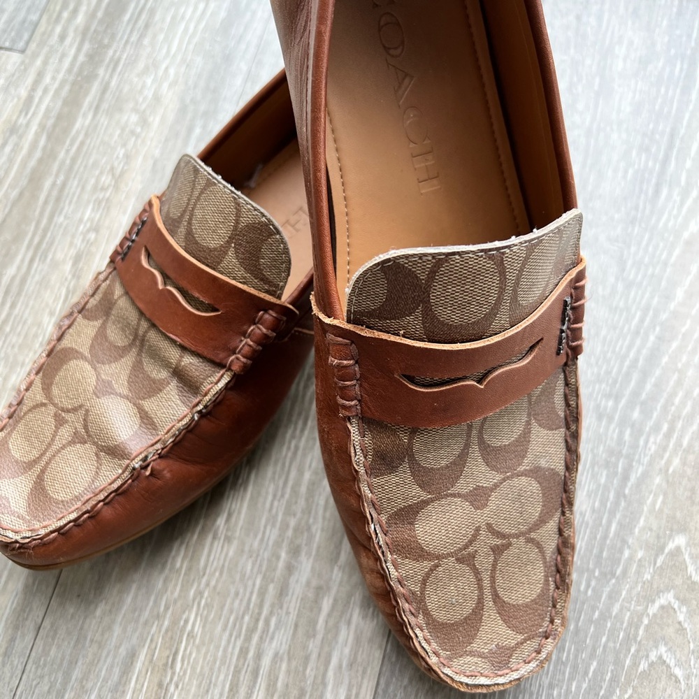 Coach loafers size 10